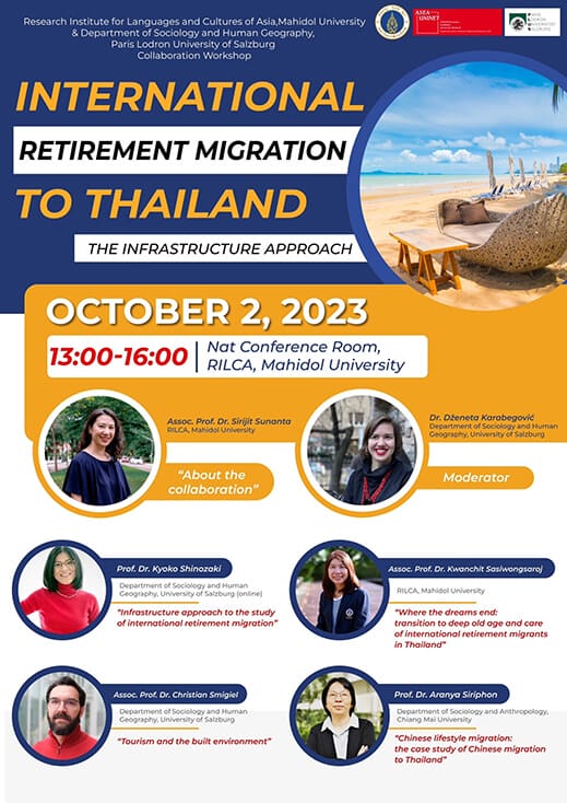 Collaboration Workshop on International Retirement Migration to Thailand