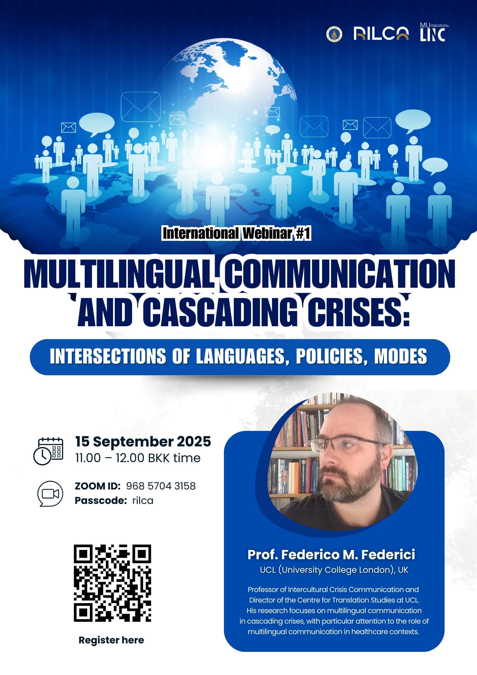Multilingual Communication and Cascading Crises